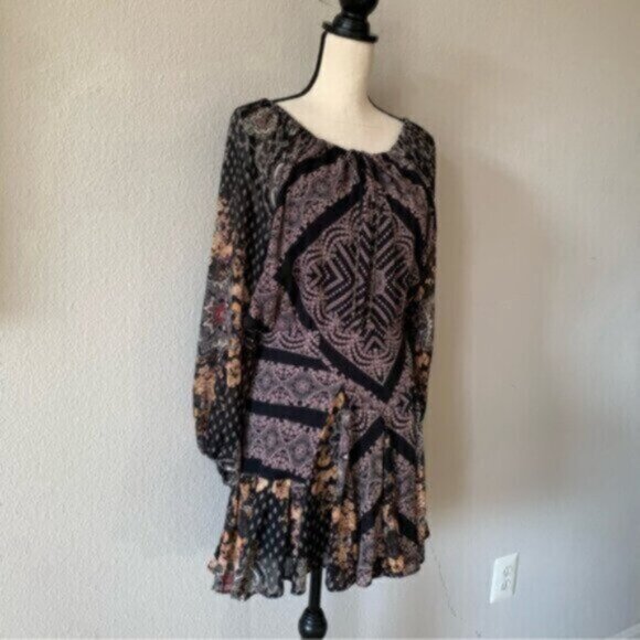 NWOT Free People Seven Wonders Mini Dress - Picture 7 of 12
